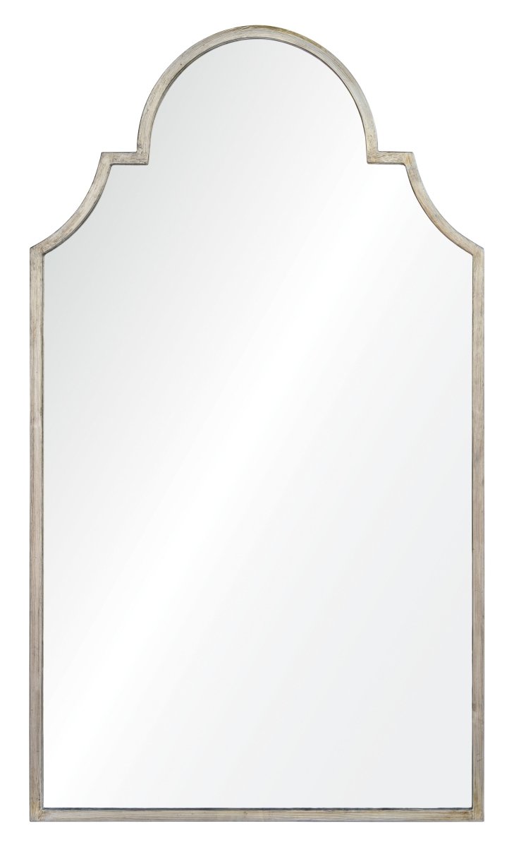 Antiqued Silver Leaf Iron Mirror by Mirror Image Home | Fig Linens