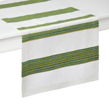 Maya Green Table Runner by Mode Living | Fig Linens