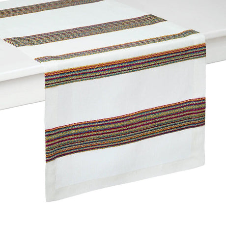 Maya Red Table Runner by Mode Living | Fig Linens