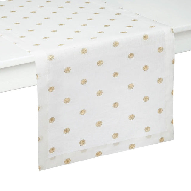 Vogue Gold Table Runner by Mode Living | Fig Linens