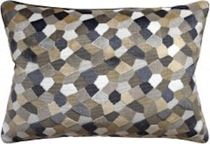 Modern Mosaic Sandstone Lumbar Pillow - Fig Linens and Home