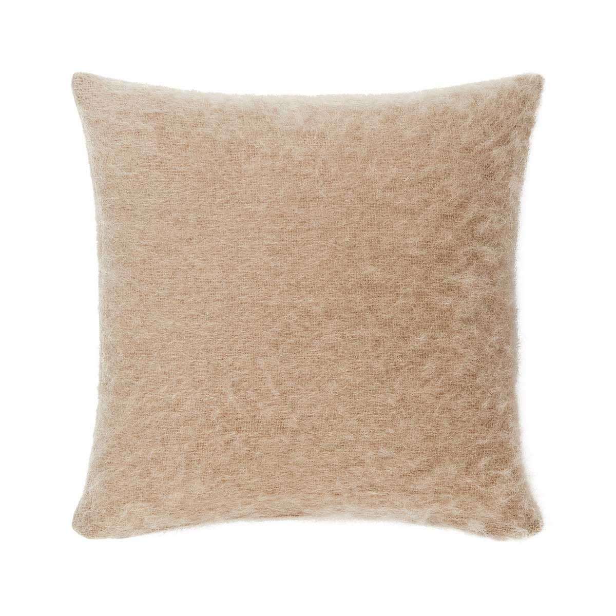 Noisette Mohair Decorative Pillow by Yves Delorme | Fig Linens