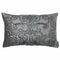 Small Rectangle Mozart Platinum & Silver Pillow by Lili Alessandra | Fig Linens