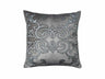 Mozart Square Platinum Pillow by Lili Alessandra | Fig Linens