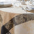 Le Jacquard Francais a La Française Yellow Tablecloth Detail - Fig Linens and Home