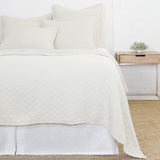 Ojai Greige Coverlet & Shams by Pom Pom at Home | Fig Linens
