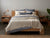 Cascade Shadow Stripe Organic Matelasse Blanket - Coyuchi Organic Bedding - Lifestyle