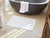 Lifestyle - Alpine White Pebbled Organic Bath Rug by Coyuchi | Fig Linens