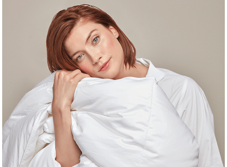 White Goose Down Comforter by Peacock Alley | Fig Linens