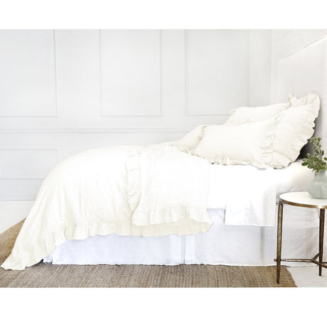Fig Linens - Pom Pom at Home Charlie Cream Linen Bedding Collection 