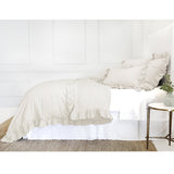 Fig Linens - Pom Pom at Home Bedding - Charlie Flax Duvet Collection