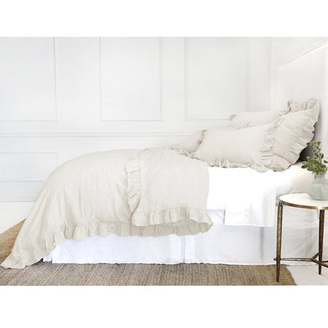 Fig Linens - Pom Pom at Home Bedding - Charlie Flax Duvet Collection