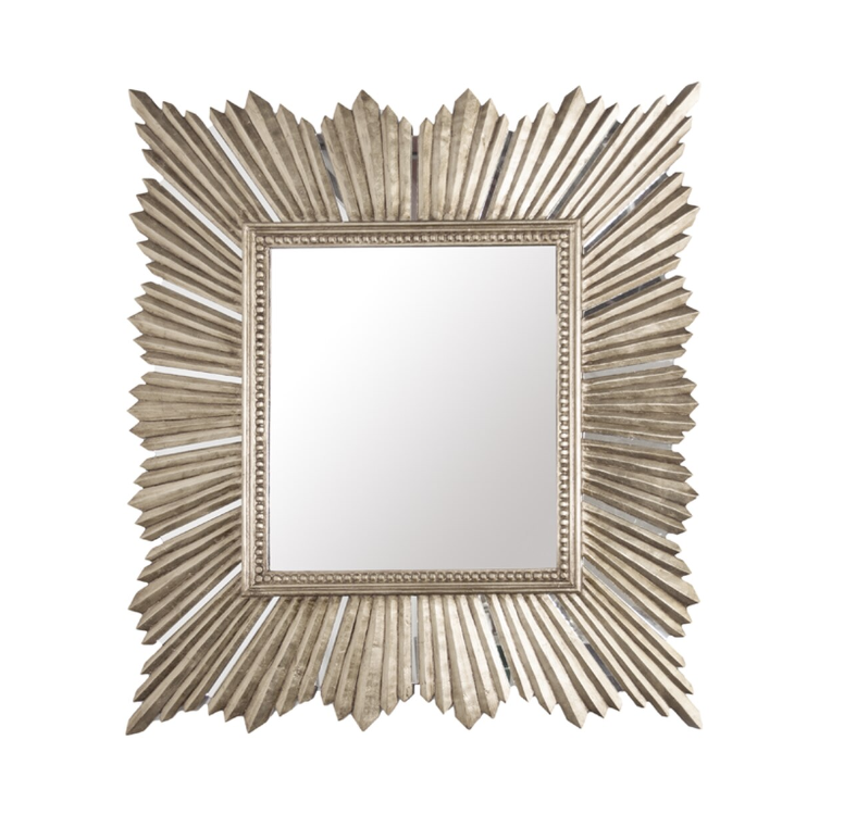 Raymond Silver Extra Large Mirror by Worlds Away | Fig Linens