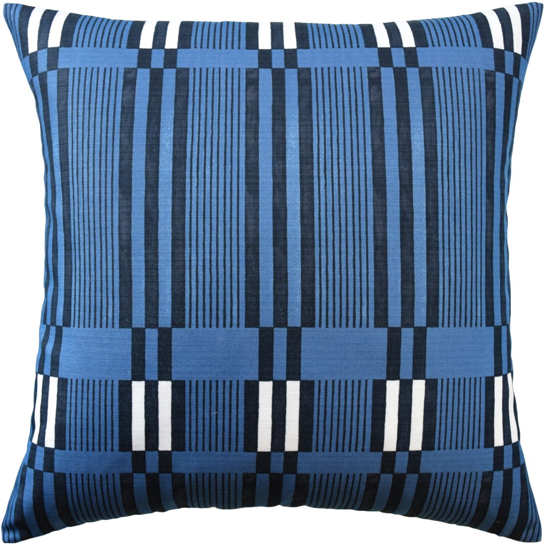 Ryan Studio Bandeau Marine Pillow | Fig Linens and Home performance fabric indoor outdoor Lee Jofa