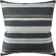 Entonto Stripe Grey Decorative Pillow - Fig Linens