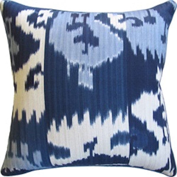 ryan studio harry twill blue pillow
