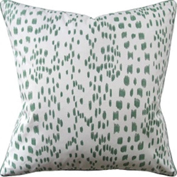 ryan studio les touches green pillow