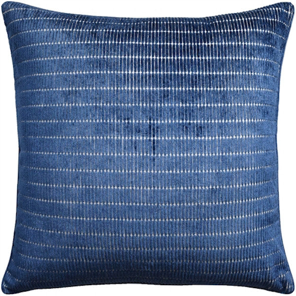 ryan studio tally stripe indigo pillow