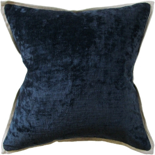 ryan studio umbria dark indigo pillow