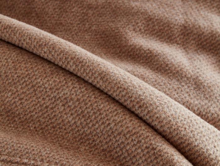 Closeup - Sequoia Sandalwood Organic Blankets & Throws by Coyuchi | Fig Linens