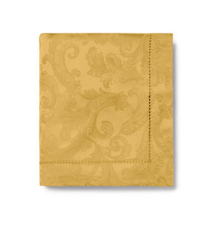 Sferra Acanthus Table Linens - elegant Gold Tablecloths at Fig Linens and Home