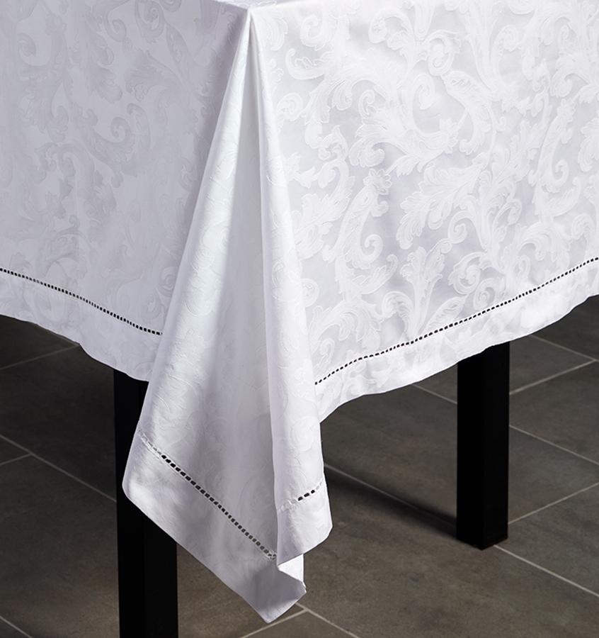Acanthus Table Linen by Sferra elegant tablecloths, placemats and napkins fig linens -