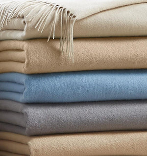 Sferra Dorsey Cashmere Throws at Fig Linens and Home