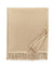 Sferra Dorsey Almond cashmere throw blanket |  Sferra Fine Linens at Fig Linens and Home