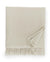 Sferra Dorsey Ivory cashmere throw blanket |  Sferra Fine Linens at Fig Linens and Home