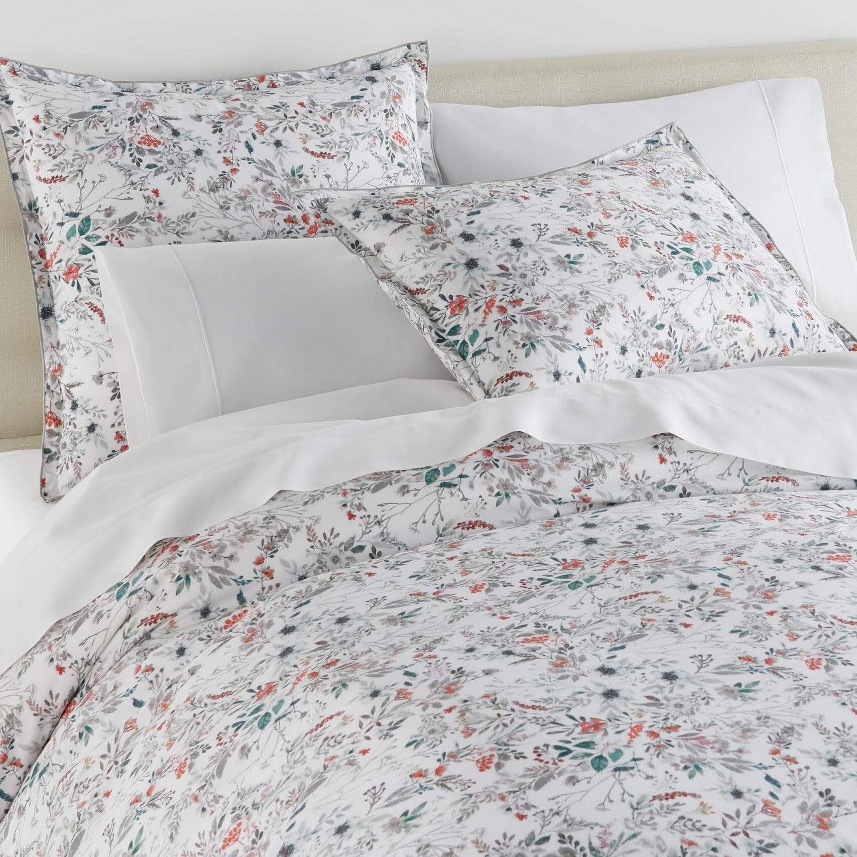 Peacock Alley Chloe Fog Bedding | Duvets and Shams at Fig Linens and Home