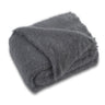Brushed Mohair Throw Slate by Lands Downunder