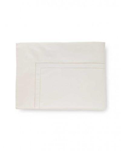 Fig Linens - Finna Bedding Collection by Sferra - Ivory flat sheet