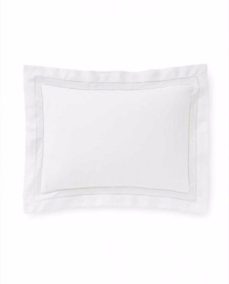 Fig Linens - Finna Bedding Collection by Sferra - White sham