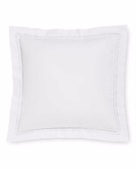 Fig Linens - Finna Bedding Collection by Sferra - White continental sham