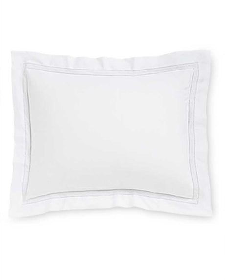 Fig Linens - Finna Bedding Collection by Sferra - White standard sham