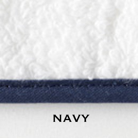 matouk navy cairo towels with straight piping - Swatch