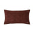 Fig Linens - Syracuse Acajou Lumbar Pillow by Iosis - Back