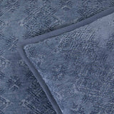 Fig Linens - Syracuse Zinc Lumbar Pillow by Iosis - closeup