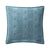Fig Linens - Syracuse Turquoise Decorative Pillow by Iosis - Back