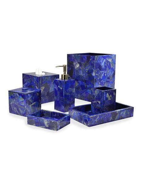 Taj Lapis Bath Accessories by Mike + Ally | Fig Linens and Home