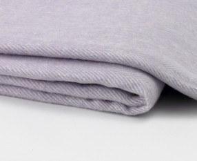 Lands Downunder Italian Herringbone Lilac Throw by Lands Downunder - 51" x 67" Throw Lilac at FIG LINENS AND HOME - 2