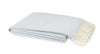 Lands Downunder Italian Herringbone Baby Blue Throw by Lands Downunder - 51" x 67" Throw Baby Blue at FIG LINENS AND HOME - 1