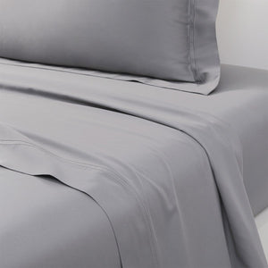 Fig Linens - Triomphe Sheeting by Yves Delorme - Grey Sheets and cases