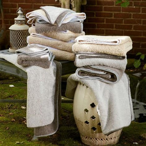 Whipstitch bath towel collection - Whipstitch cotton terry towels - Matouk - Fig Linens 