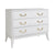 Worlds Away Dresser - Avis White Wash Chest of Drawers at Fig Linens and Home