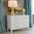 Worlds Away Dresser - Avis White Wash Chest of Drawers at Fig Linens and Home - Lifestyle 1
