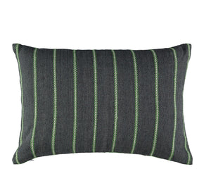 William Yeoward Alicia Grass Decorative Pillow Reverse to Stripes | Fig Linens